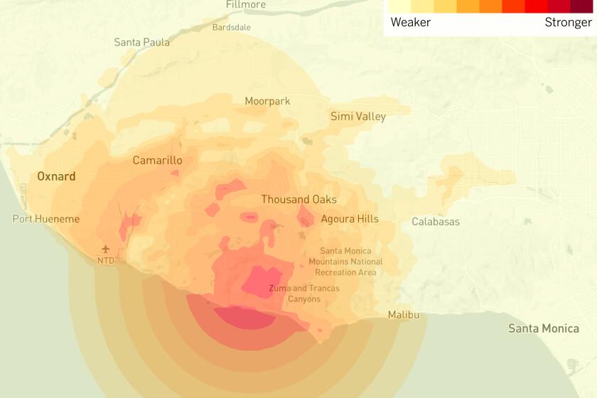 Malibu earthquake