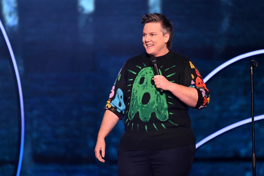 Hannah Gadsby’s Gender Agenda. Hannah Gadsby at the Alexandra Palace in London.