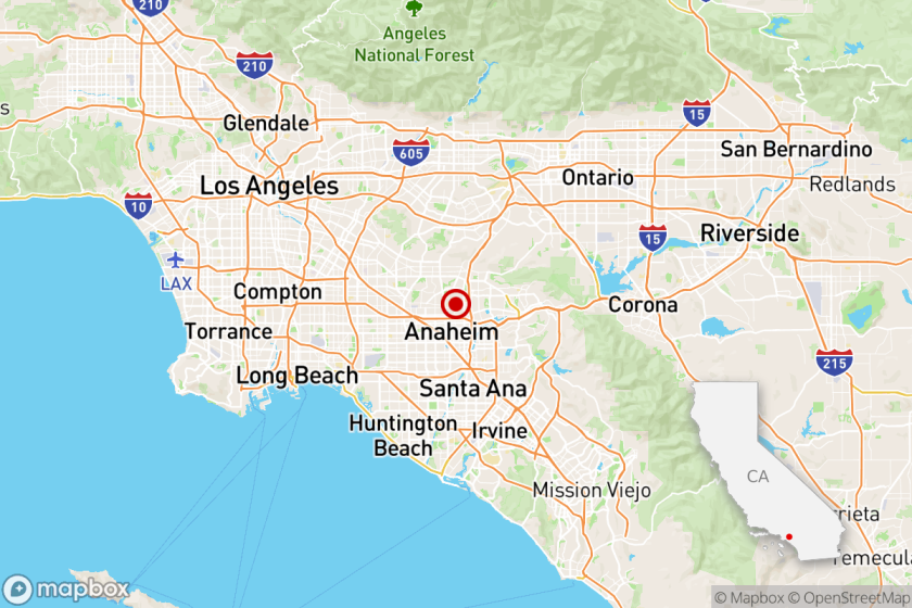 A magnitude 3.5 quake was recorded in Fullerton at 8:09 p.m.