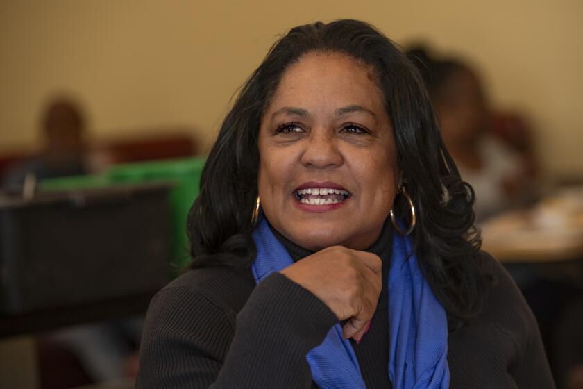 BALDWIN HILLS, CA-JANUARY 11,2024:Los Angeles City Council District 10 candidate and incumbent Heather Hutt is photographed in Baldwin Hills. (Mel Melcon / Los Angeles Times)