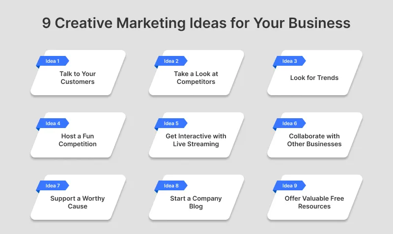 9 Creative Marketing Ideas for Your Business