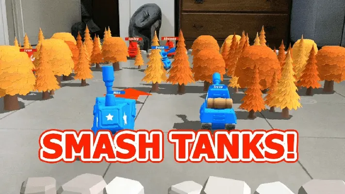 Smash Tanks - augmented reality apps