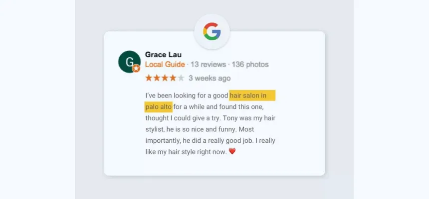 Optimize Keywords in Reviews