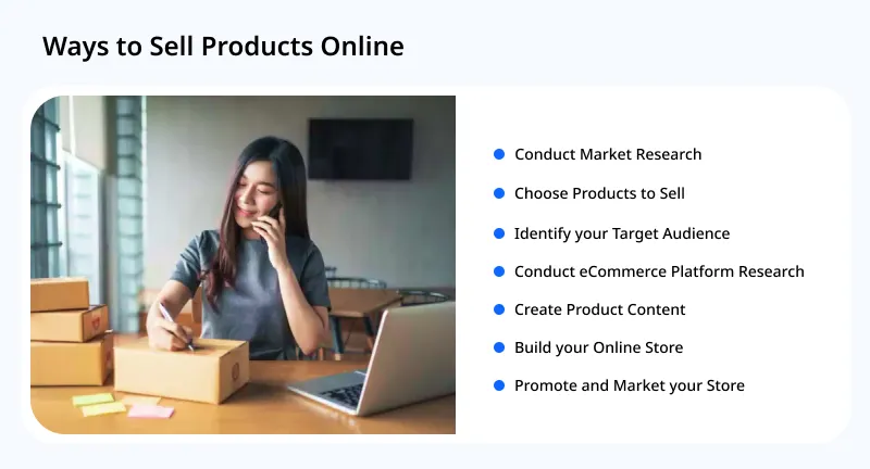 Start Selling Products Online