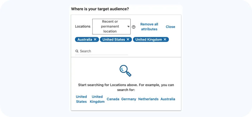  Location Targeting