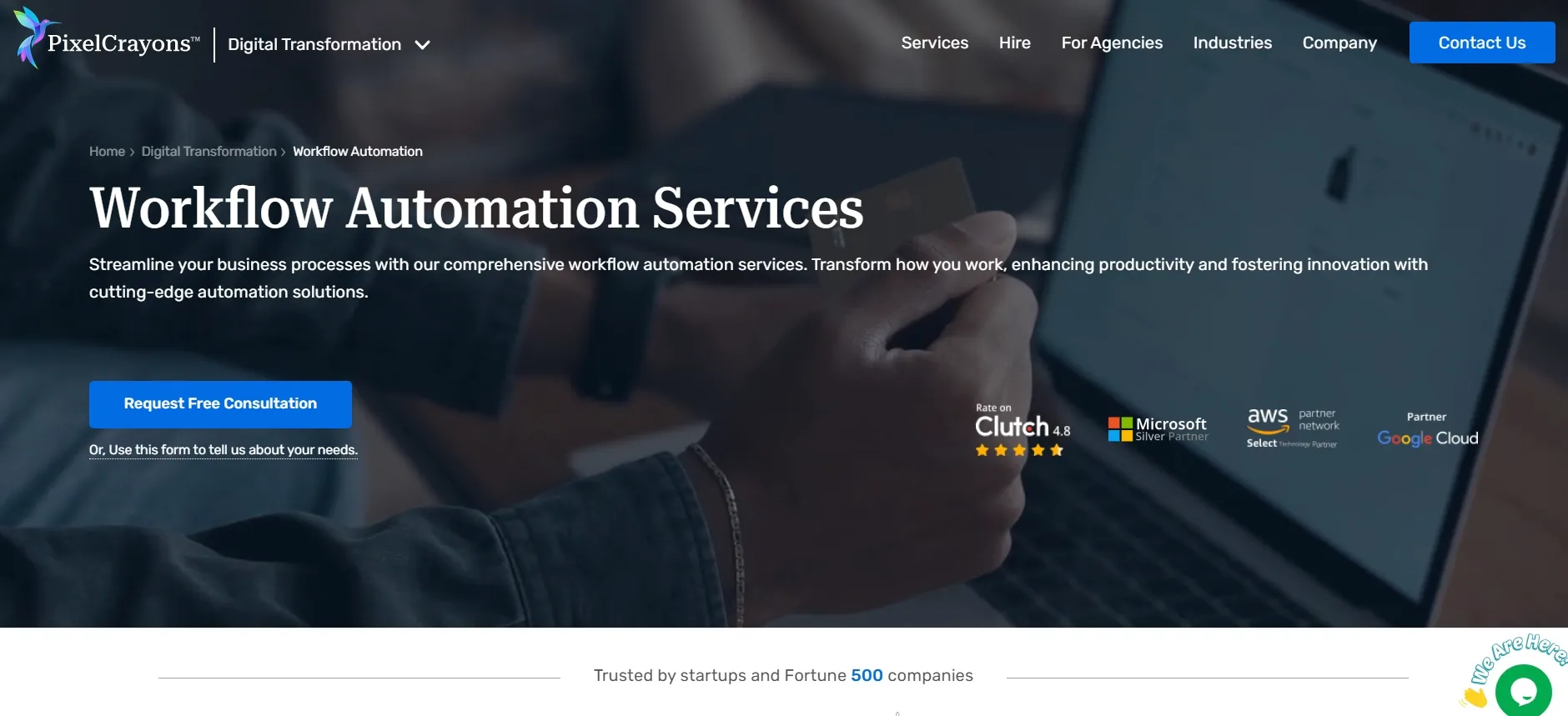 pixelcrayons workflow automation services